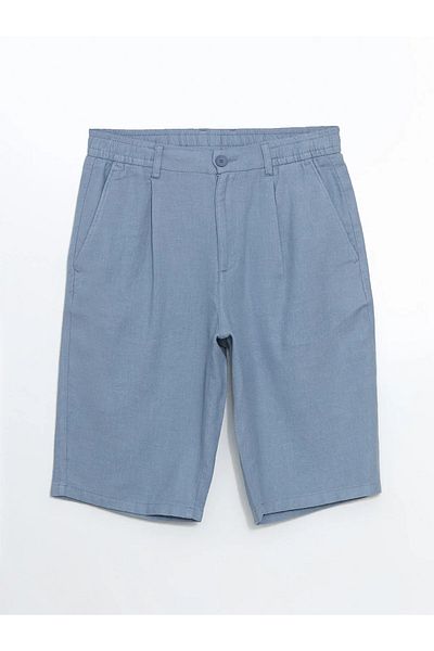 LC Waikiki Ανδρικό σορτς Standard Mold Linen Blend