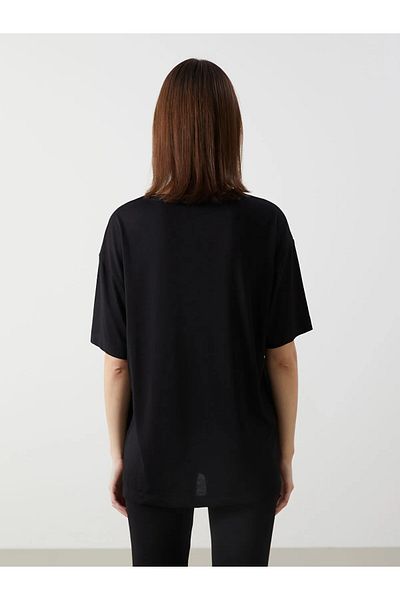 LC Waikiki Tricou sport pentru femei în amestec modal supradimensionat