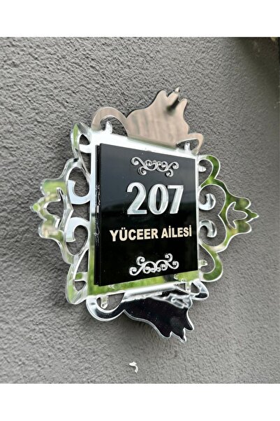 MeyArt Ajans 3D Avantgarde Retro Best Villa, Ev, OTEL - Daire Önü Numara-İsim...