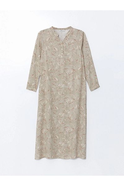 LC Waikiki Leak Collar Patterned Women's Dress