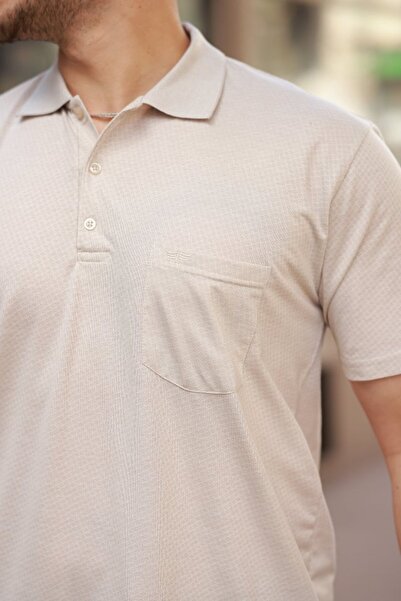 Asil Acar Home Tricou cu mânecă scurtă Edolika pentru bărbați, cu guler, mini...