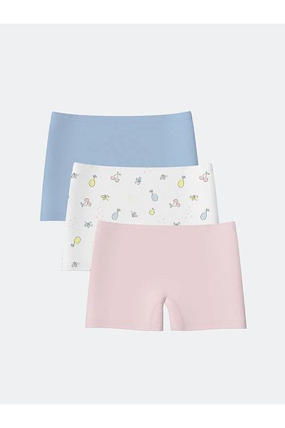LC Waikiki Boxer για κορίτσια με στάμπα 3 τεμαχίων