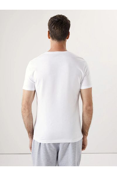LC Waikiki Ανδρικό T-Shirt από βαμβακερό χτενισμένο λαιμό