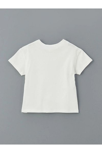 LC Waikiki Crew Neck Elsa Printed Girl's T-Shirt