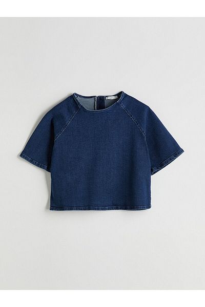 LC Waikiki Jean μπλούζα με λαιμόκοψη
