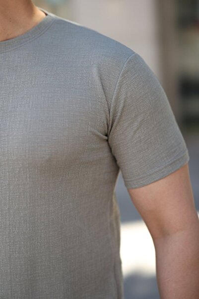 Kokosh moda Dressify Women’S Fashion Men's Tree Bark Pattern Short Sleeve T-S...