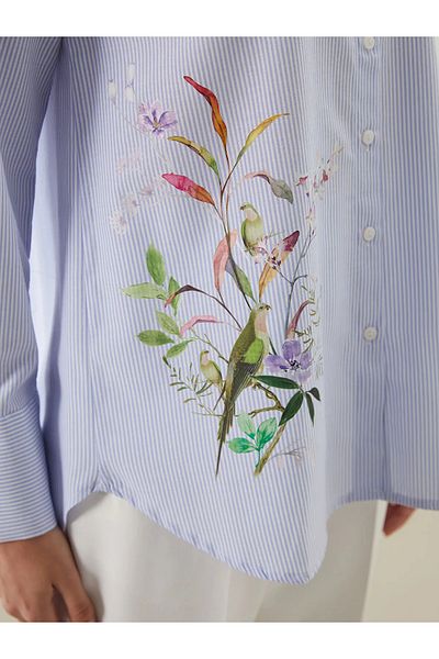 LC Waikiki Cămașă de damă din popelin floral
