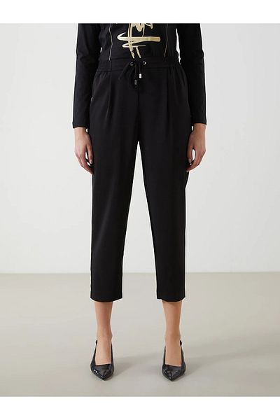 LC Waikiki Pantaloni de damă cu tăietură morcov cu talie elastică