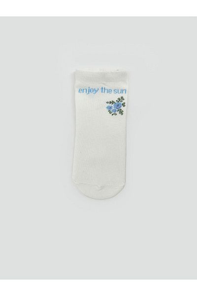 LC Waikiki Floral Women's Booties Socks 5-Pack
