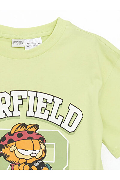 LC Waikiki Tricou pentru băiat cu imprimeu Garfield cu guler rotund