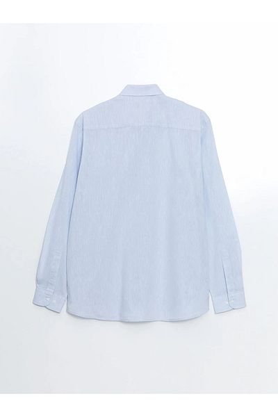 LC Waikiki Ανδρικό πουκάμισο με μακρυμάνικο λινό Slim Fit
