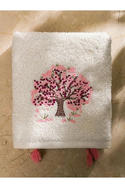 LC Waikiki Tree Embroidered Cotton Face Towel 50X80 cm