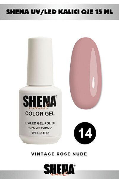 Shena Kalıcı Oje 15 ml - 14 Karamel Nude - Uv/led Gel Polish ❤ From Dubai
