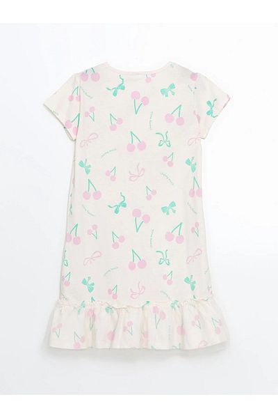 LC Waikiki Crew Neck Girl's Nightgown