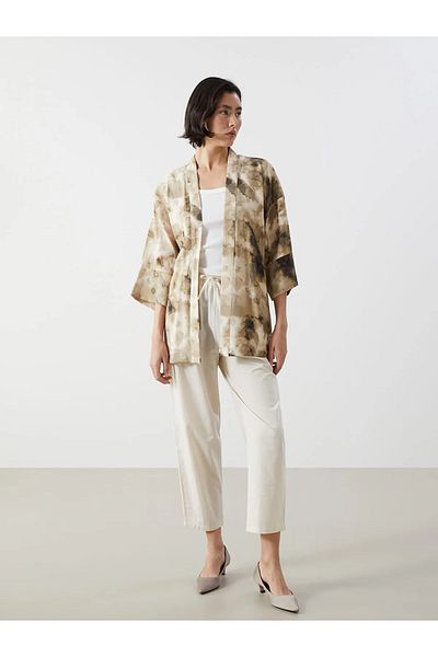 LC Waikiki Γυναικείο κιμονό Oversize με γιακά σάλι