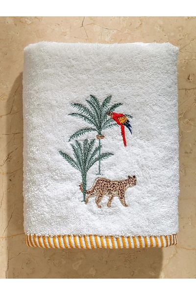 LC Waikiki منشفة وجه قطنية مطرزة 50x80 سم