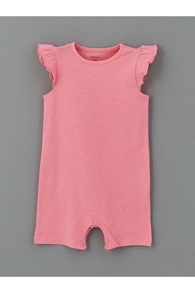 LC Waikiki Crew Neck Baby Girl Jumpsuit 3-Piece