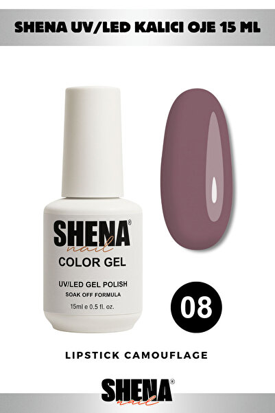 Shena Kalıcı Oje 15 ml - 08 Çikolata Kahve - Uv/led Gel Polish ❤ From Dubai