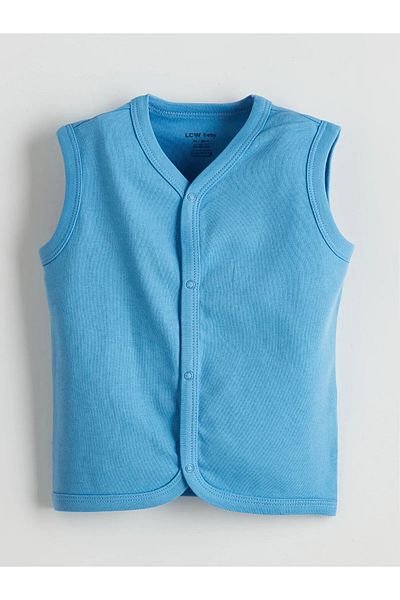 LC Waikiki V-Neck Baby Boy Vest 2-Piece