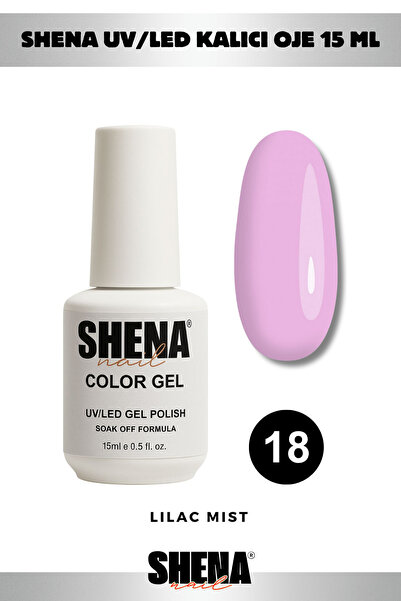 Shena Kalıcı Oje 15 ml - 18 Leylak - Uv/led Gel Polish ❤ From Dubai