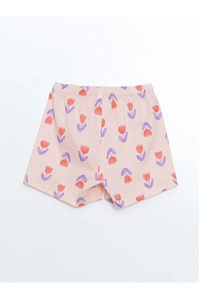 LC Waikiki Floral Girl's Shorts Pajama Set