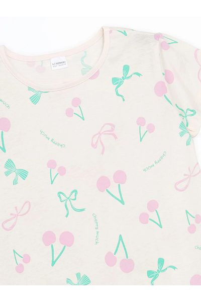 LC Waikiki Crew Neck Girl's Nightgown