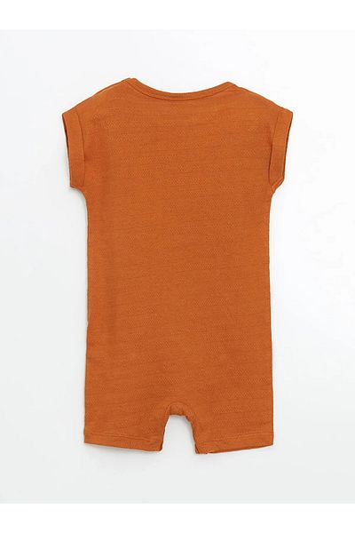 LC Waikiki Crew Neck Combed Cotton Baby Boy Jumpsuit 2-Pack