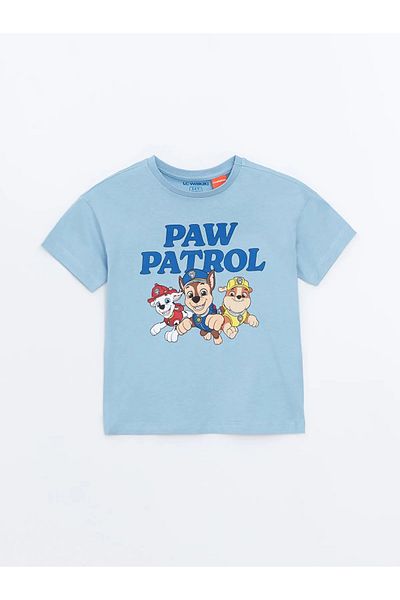 LC Waikiki Set de pijamale pentru băieți cu decolteu cu imprimeu Paw Patrol