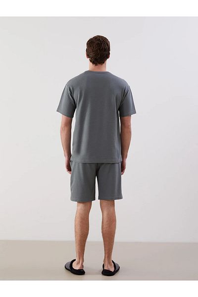 LC Waikiki Σετ ανδρικών πιτζάμες Standard Fit με σορτς