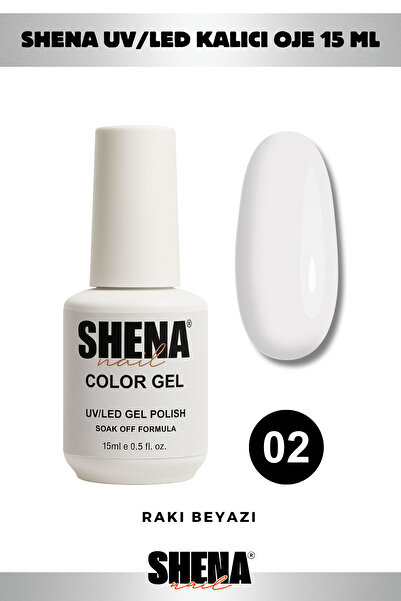 Shena Kalıcı Oje 15 ml - 02 Rakı Beyazı - Uv/led Gel Polish ❤ From Dubai