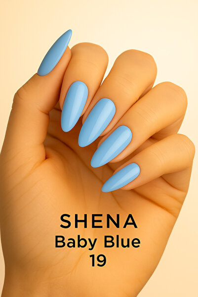 Shena Kalıcı Oje 15 Ml - 19 Bebek Mavisi - UV/LED Gel Polish ❤ From Dubai