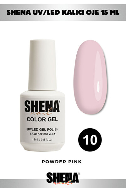 Shena Kalıcı Oje 15 ml - 10 Pastel Pembe - Uv/led Gel Polish ❤ From Dubai