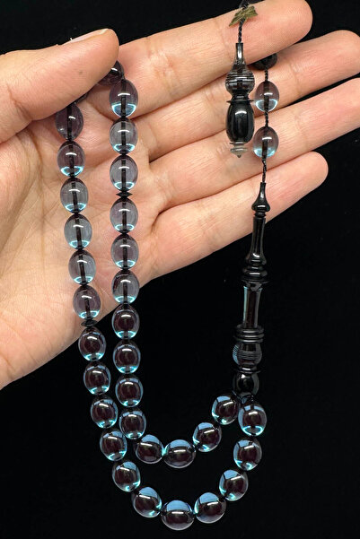 Fabula Silver Seria specială de mărgele de rugăciune din chihlimbar cu foc, s...