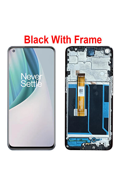 Choice Black With frame 6.49" New For Nord N10 5G LCD Display Screen Touch Pa...