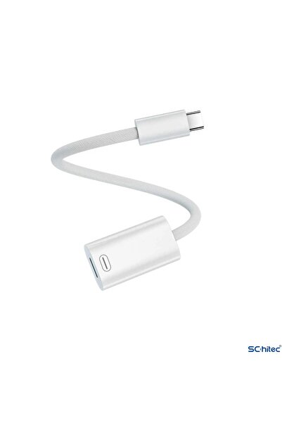 Genel Markalar Schitec Apple Uyumlu Type-c To Lightning Çevirici Dönüştürücü Adaptör