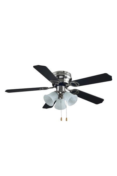 Vanti Avi̇zeli̇ Tavan Vanti̇latörü Kcf-284 – 108 Cm Çap, 3 Ampullü, Zi̇nci̇r Kontrollü, 5 Kanatli
