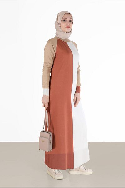 Alvina TRICOLOR TRICOT DRESS 42084