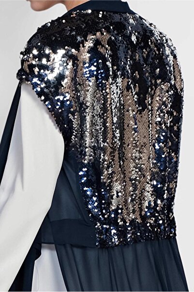 Alvina 4145 Model Double Tunic with Sequins