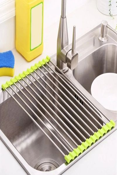 Plant Aksesuar The New Helper of Your Foldable Strainer Sink for Vegetables, Fruits and Dishes!