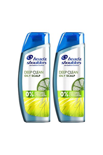Head&Shoulders Head & Shoulders Deep Clean Oily Scalp Citrus Anti-Dandruff Shampoo Value Pack 2 x 400 ml