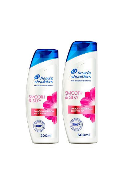 Head&Shoulders Head & Shoulders Smooth & Silky Anti-Dandruff Shampoo 600 ml + 200 ml