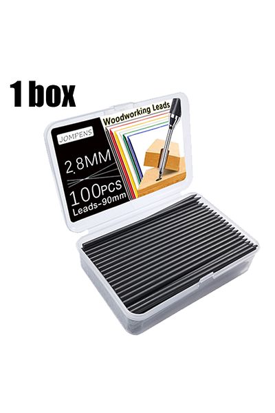 Choice Black 100 Tri Colored 2.8mm Woodworking Pencil Leads With A Large Capacity That Is Not Easily Broken