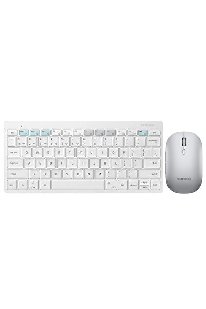 Samsung Trio 2'li Set Kablosuz Klavye Slim Mouse Set Beyaz Türkiye Garantili