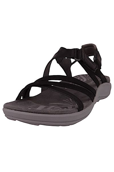 Merrell Damen Trekking-sandalen Sandalen Wanderschuhe Harbor Backstrap J008362 Schwarz Black Leder -