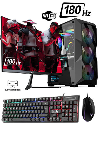 IZOLY Beldum X I3-10100f 16gb 256gb M.2 Nvme Rx 580 8gb 24" Oyuncu Masaüstü B...