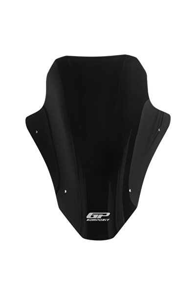 GP KOMPOZİT GP Kompozit Honda PCX 125 / 150 2025 Uyumlu Baskılı Ön Cam Siyah 55 cm