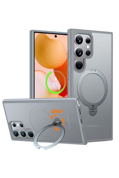 TORRAS 360°Spin Magnetic Stand for Samsung Galaxy S24 Ultra Case