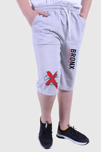 FYK KİDS Fyk Kids Bronx Urban Style Text Printed, Boys Capri&Shorts