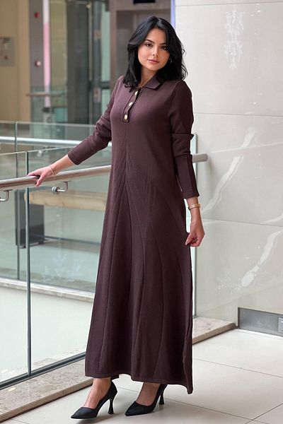 Nuss Mercerized Bell Dress with Knitting Technique