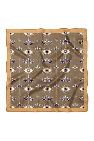 nehir eşarp Patterned Eye Bandana